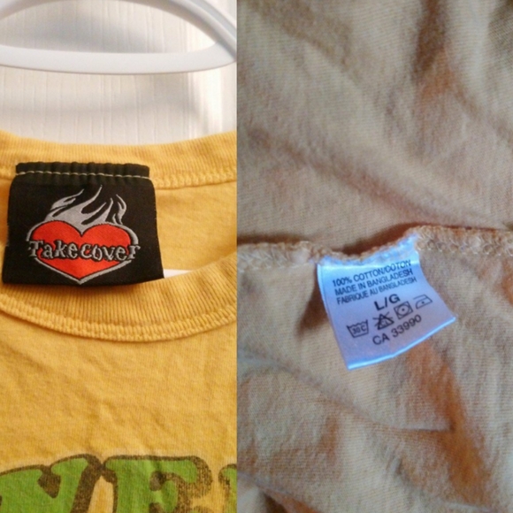 Distressed Hello Kitty t-shirt by Take Cover - Picture 3 of 4